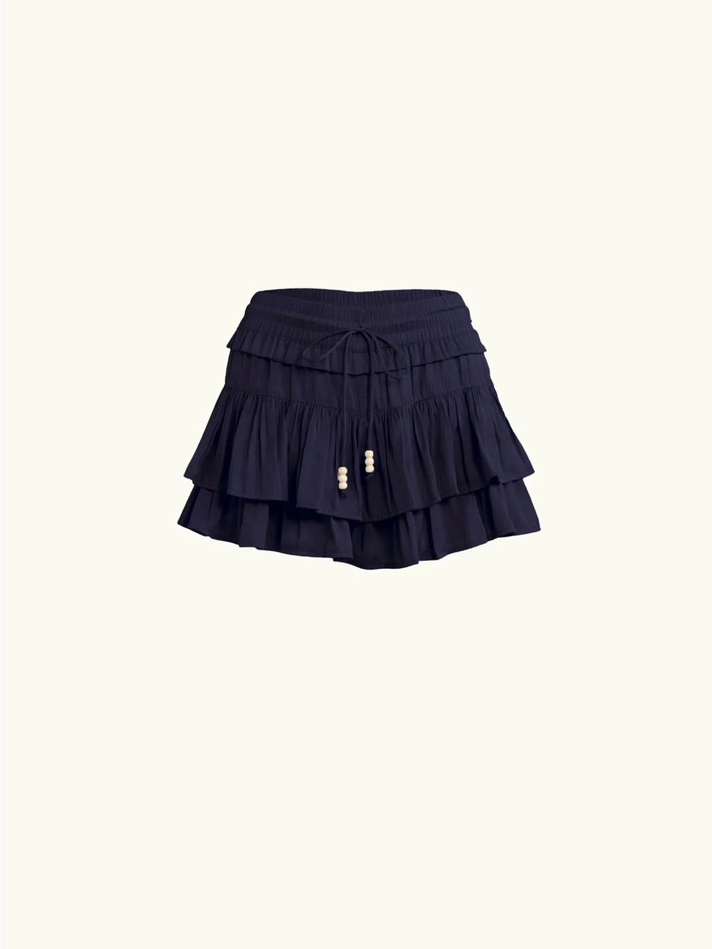 Harmony Frill Short in Navy by FLANNEL